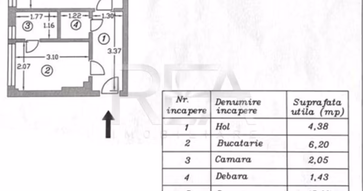 Apartament de vânzare cu 3 camere, mobilat în zona Ștefan cel Mare, Sector 2