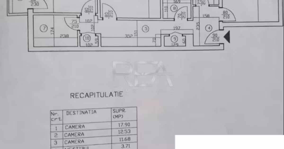 Apartament de vânzare cu 3 camere, mobilat în zona Dorobanți, Sector 1