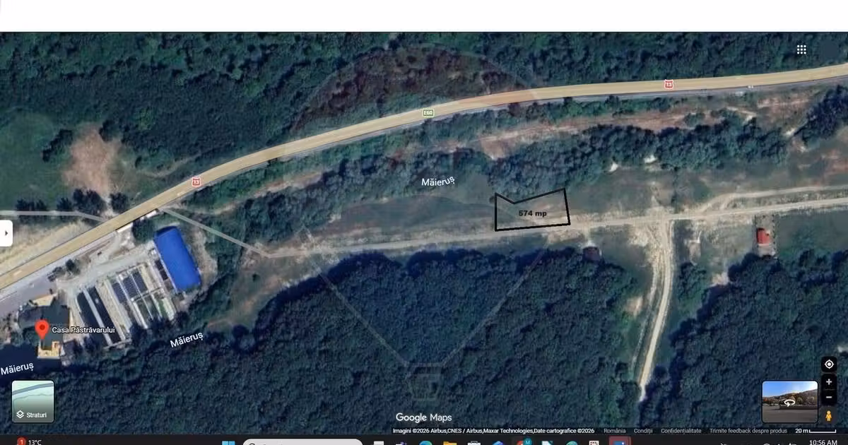 Teren Construcții intravilan de vânzare de 574 mp, în Măieruș