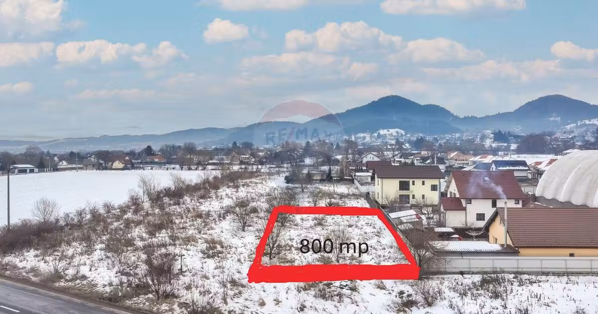 Teren Construcții intravilan de vânzare de 800 mp, în Săcele