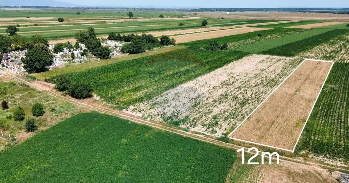 Teren agricol intravilan de vânzare de 1391 mp, în Biliești