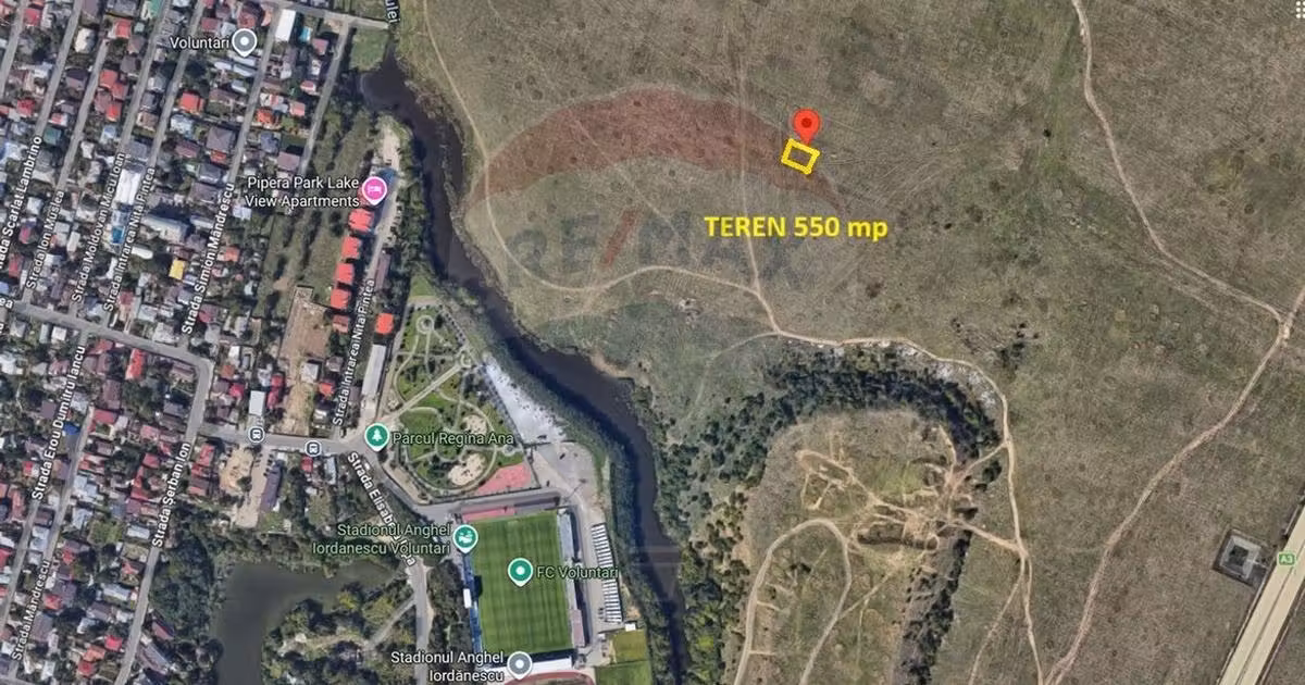 Teren Construcții intravilan de vânzare de 550 mp, în zona Pipera, Sector 1
