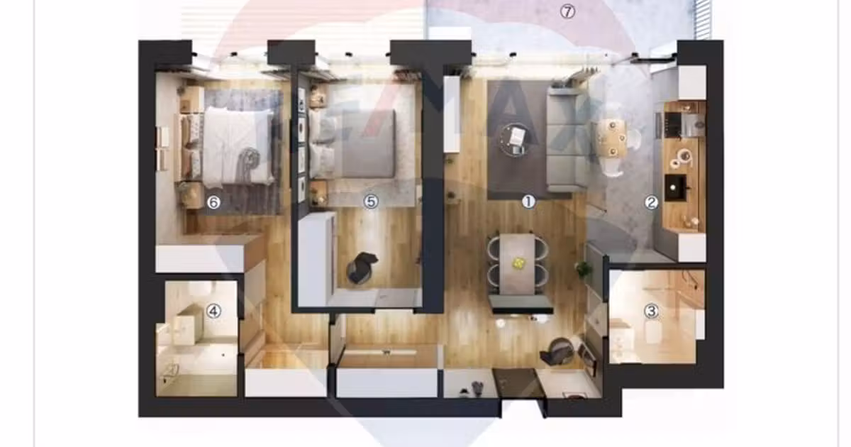Apartament de vânzare cu 3 camere în zona Theodor Pallady, Sector 3