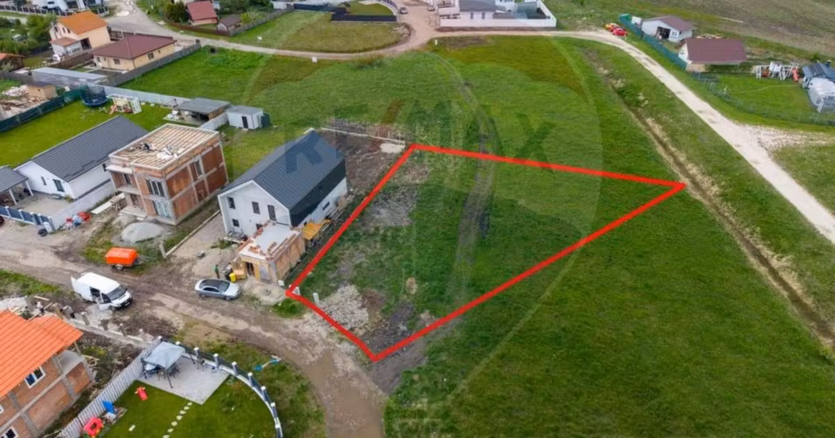 Teren Construcții intravilan de vânzare de 1016 mp, în Hărman