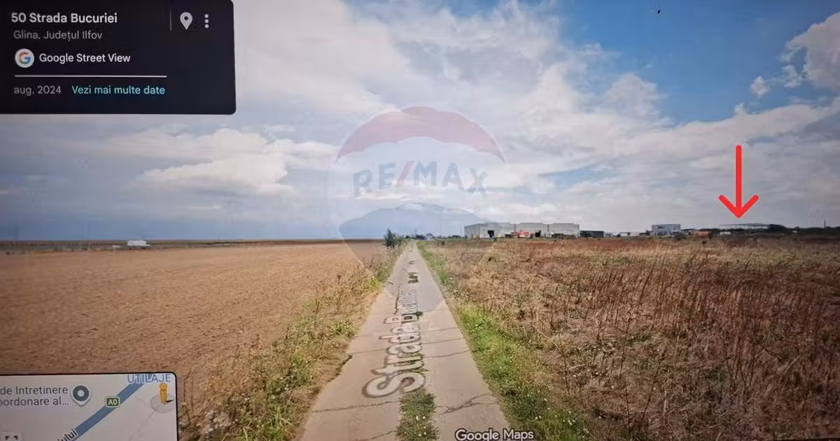 Teren Construcții intravilan de vânzare de 15107 mp, în Glina