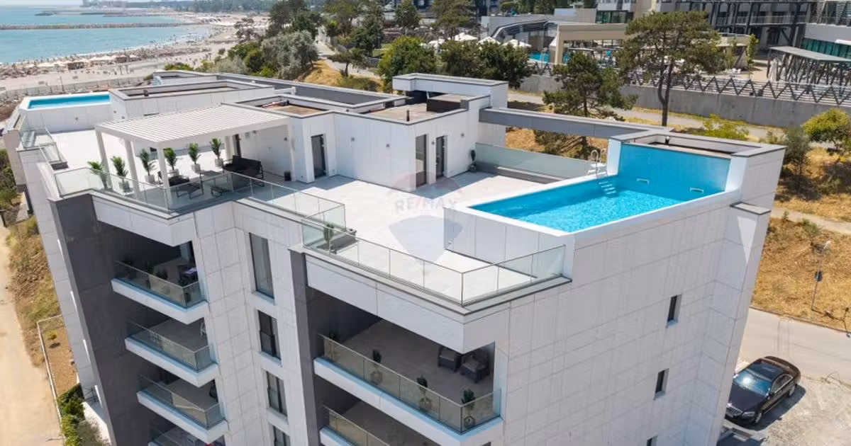 Penthouse de vânzare cu 4 camere, mobilat în Olimp