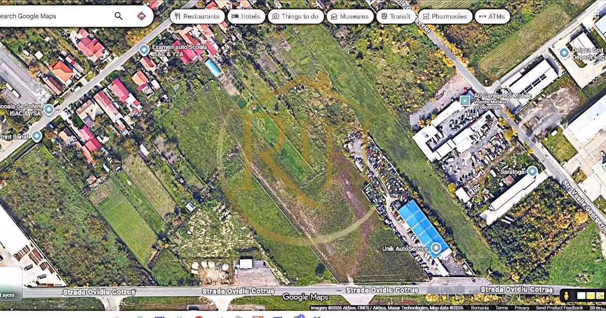 Teren Construcții intravilan de vânzare de 7880 mp, în zona Freidorf, Timișoara