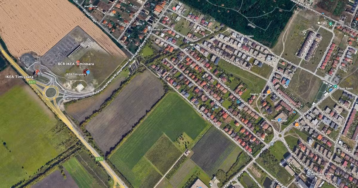 Teren Construcții intravilan de vânzare de 675 mp, în Dumbrăvița