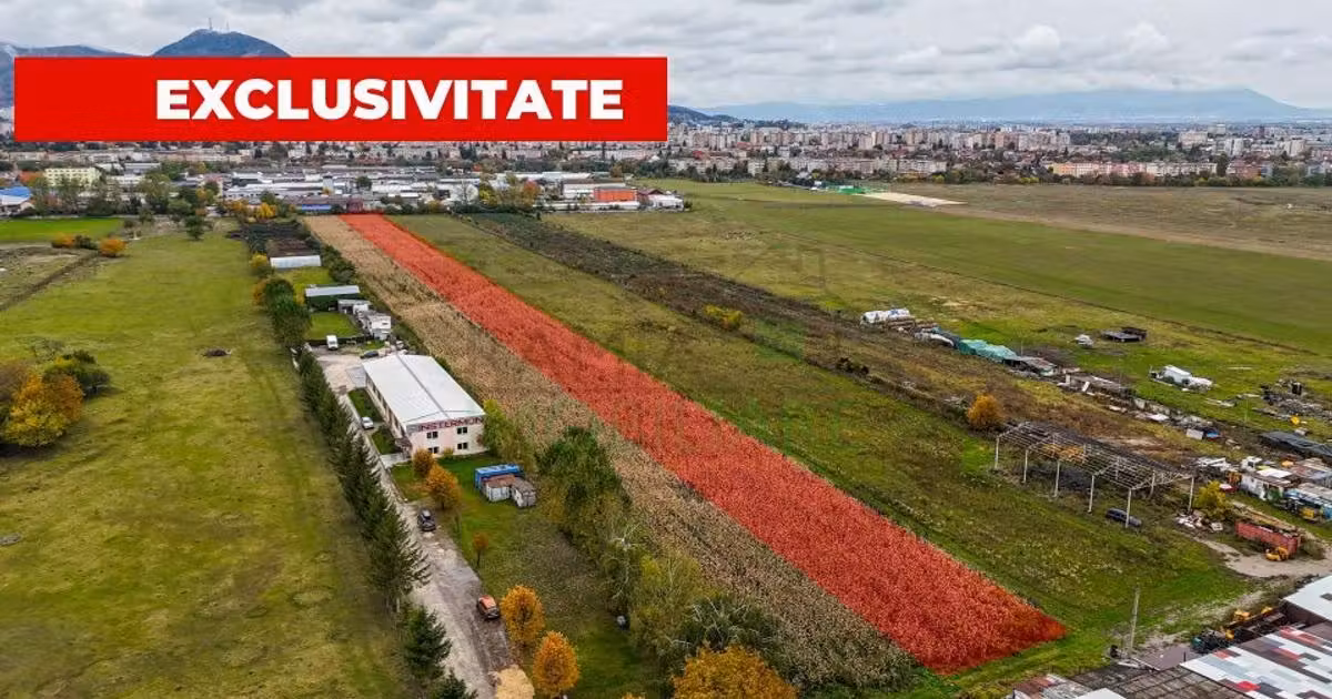 Teren Construcții intravilan de vânzare de 11500 mp, în zona Exterior Est, Brașov