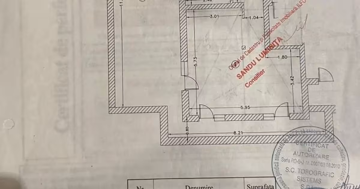 Apartament de vânzare cu 2 camere, mobilat în Ștefăneștii de Jos