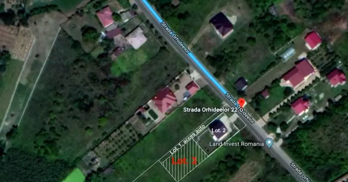 Teren Construcții intravilan de vânzare de 664 mp, în Periș
