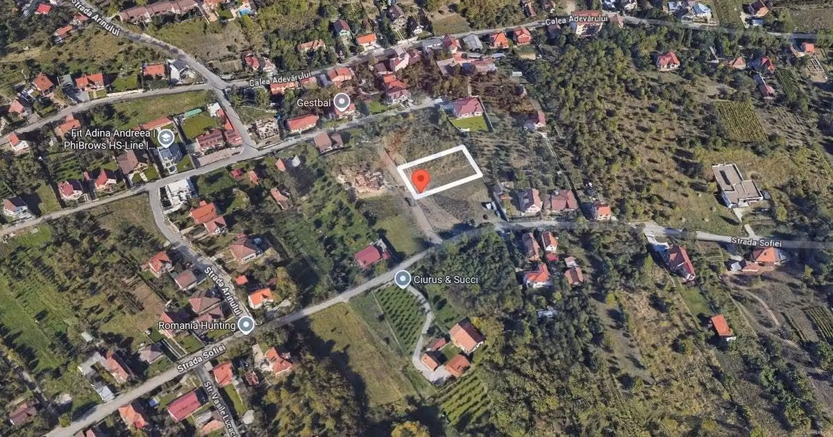 Teren Construcții intravilan de vânzare de 1230 mp, în zona Dealuri Oradea, Oradea