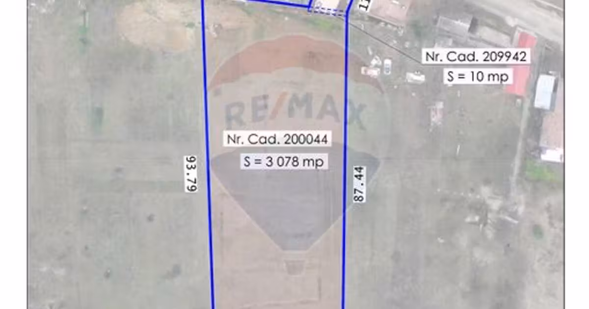 Teren Construcții intravilan de vânzare de 3201 mp, în zona Nord-Est, Oradea