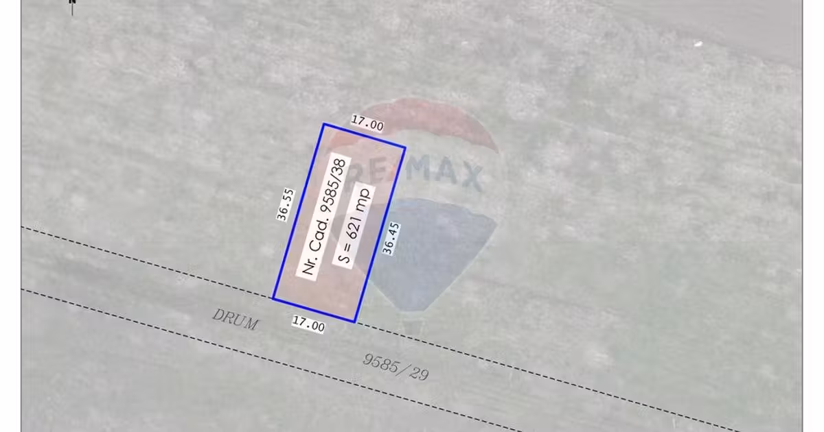 Teren Construcții intravilan de vânzare de 621 mp, în zona Aeroport, Oradea