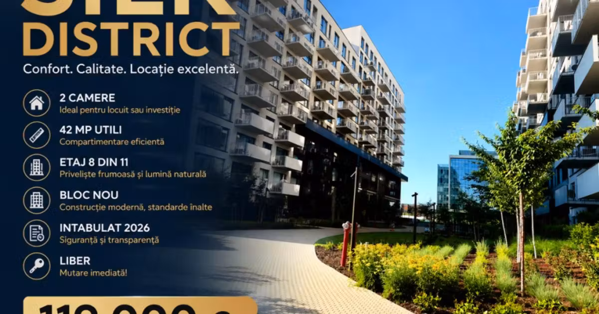 Apartament de vânzare cu 2 camere în zona Podu Roș, Iași