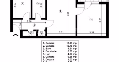 Apartament Tudor Vladimirescu