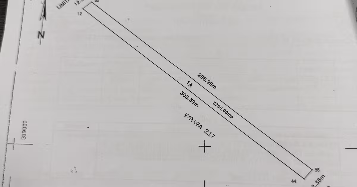 Teren extravilan de vânzare de 3700 mp, în Buturugeni