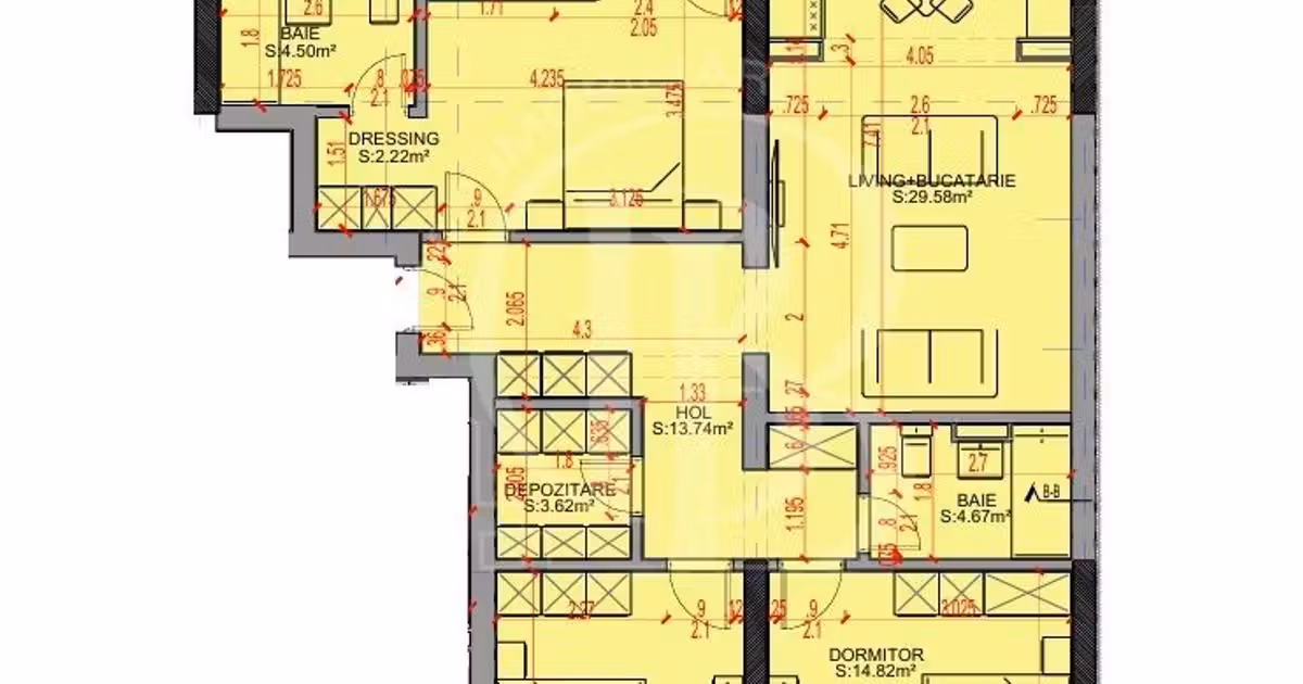 Apartament de vânzare cu 4 camere în zona Theodor Pallady, Sector 3