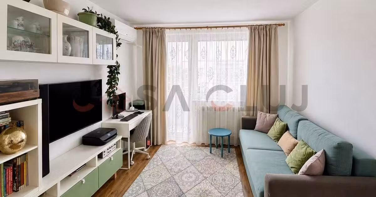 Apartament de vânzare cu 3 camere, mobilat în zona Grigorescu, Cluj-Napoca