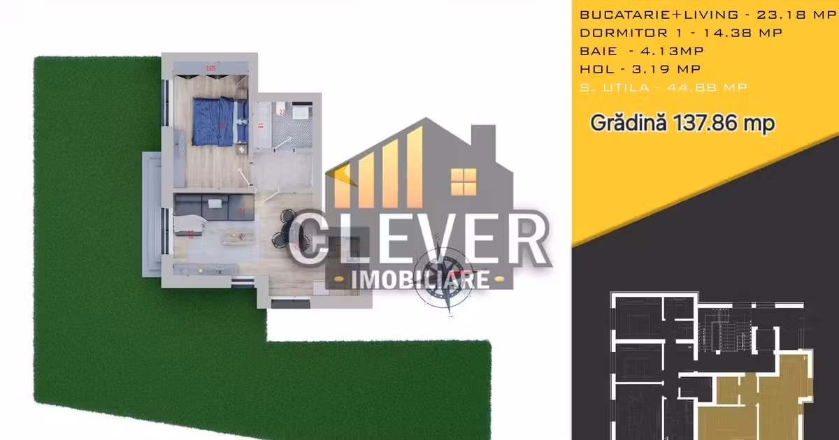 Apartament de vânzare cu 2 camere în zona Theodor Pallady, Sector 3