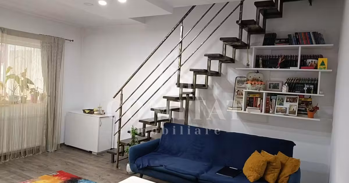 Apartament de vânzare cu 3 camere, mobilat în Apahida