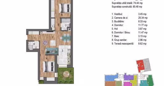 Apartament Timpuri Noi