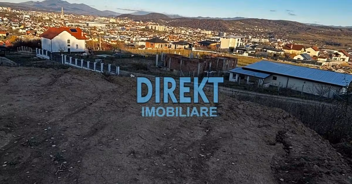 Teren Construcții intravilan de vânzare de 1100 mp, în zona Exterior Vest, Bistrița