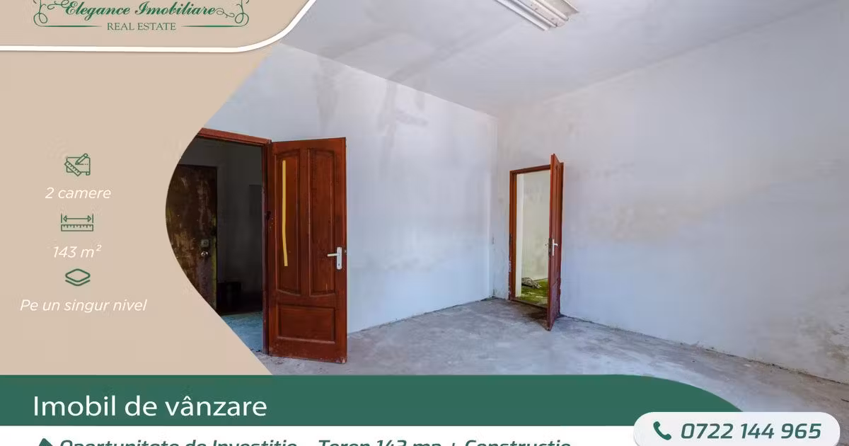 Casă individuală de vânzare cu 2 camere în zona Central, Arad