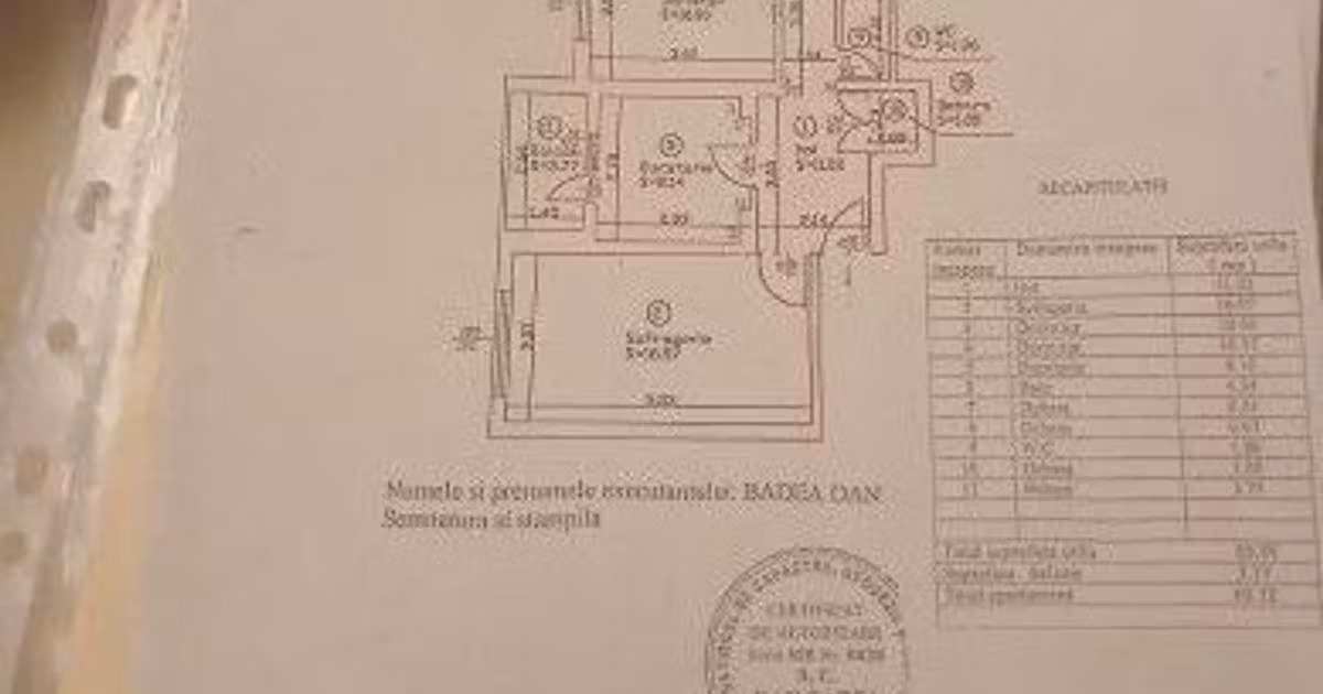 Apartament de vânzare cu 3 camere, mobilat în zona Sebastian, Sector 5