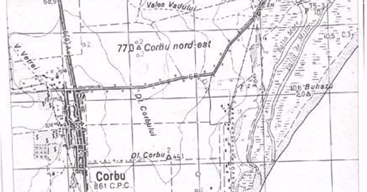 Teren Construcții intravilan de vânzare de 20000 mp, în Corbu