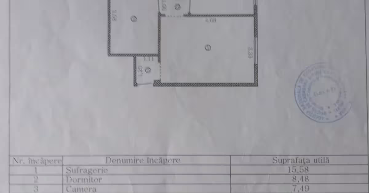 Apartament de vânzare cu 2 camere în zona Micro 40, Galați