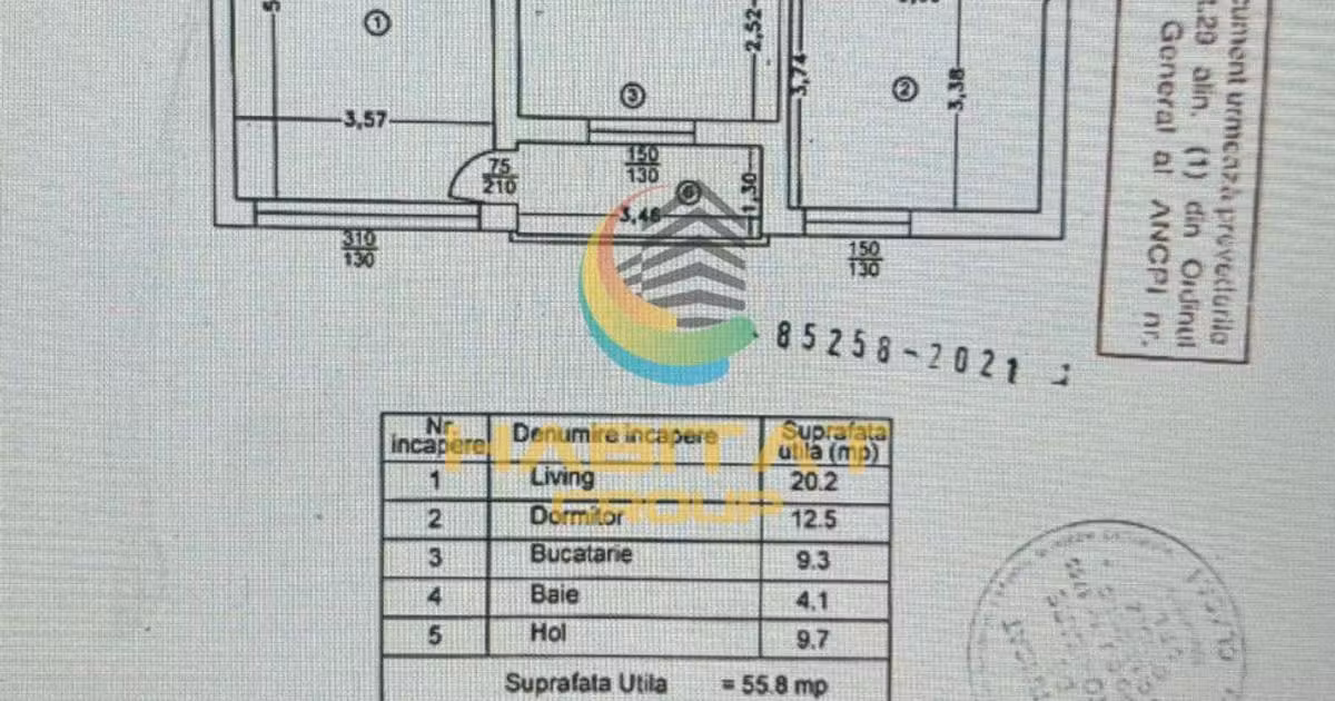 Apartament de vânzare cu 2 camere, mobilat în zona Berceni, Sector 4