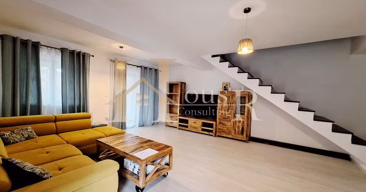 Duplex de vânzare cu 4 camere, mobilat în Giroc