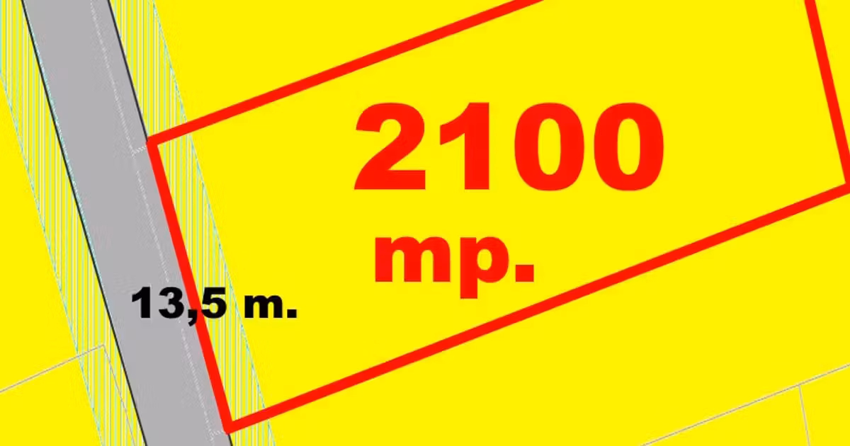 Teren Construcții intravilan de vânzare de 2100 mp, în Galda de Jos