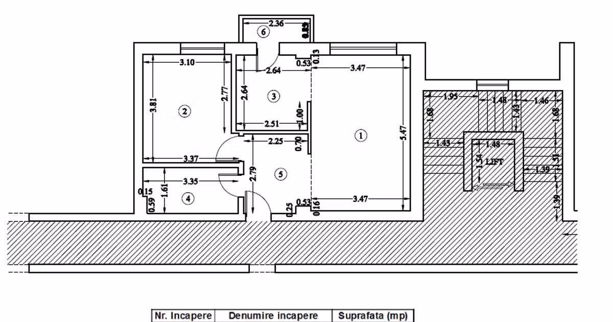 Apartament de vânzare cu 2 camere în Jilava