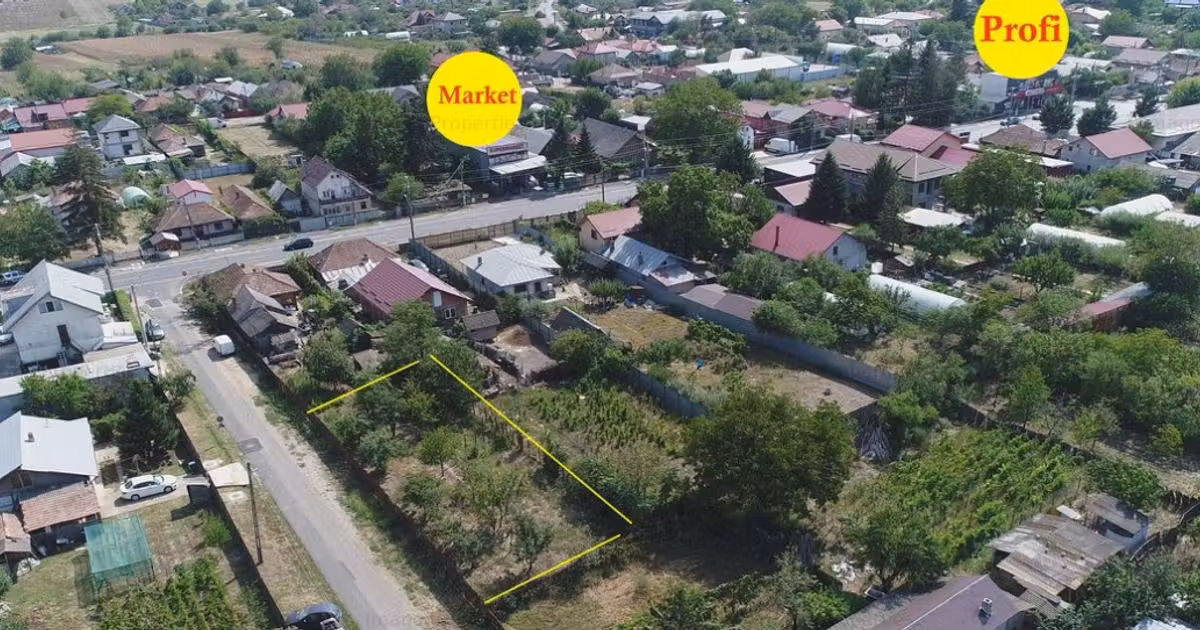 Teren Construcții intravilan de vânzare de 500 mp, în Moara Vlăsiei