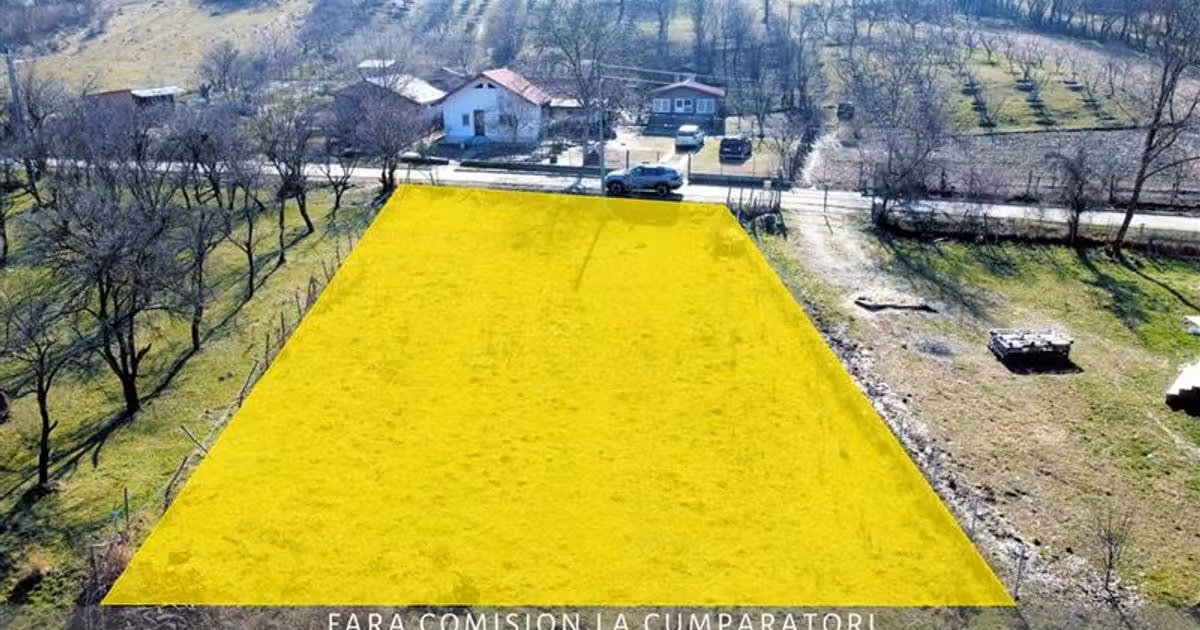 Teren intravilan de vânzare de 872 mp, în zona 1 Mai, Râmnicu Vâlcea
