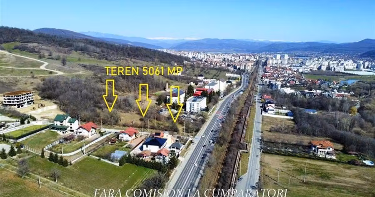 Teren Construcții intravilan de vânzare de 5061 mp, în zona 1 Mai, Râmnicu Vâlcea