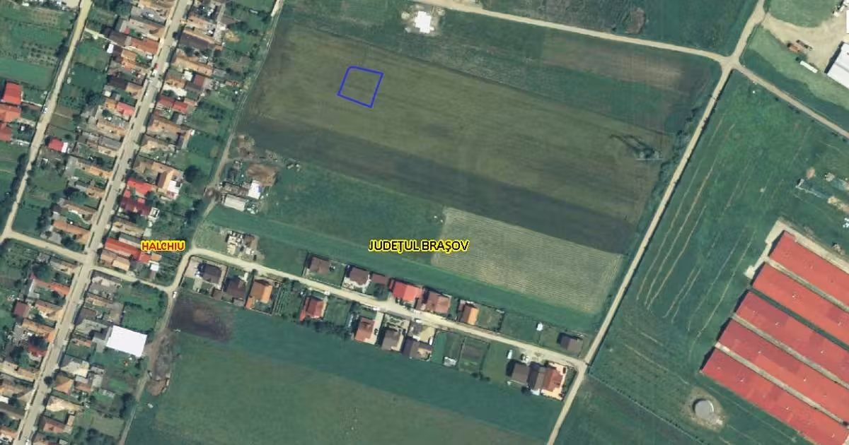 Teren Construcții intravilan de vânzare de 604 mp, în Hălchiu