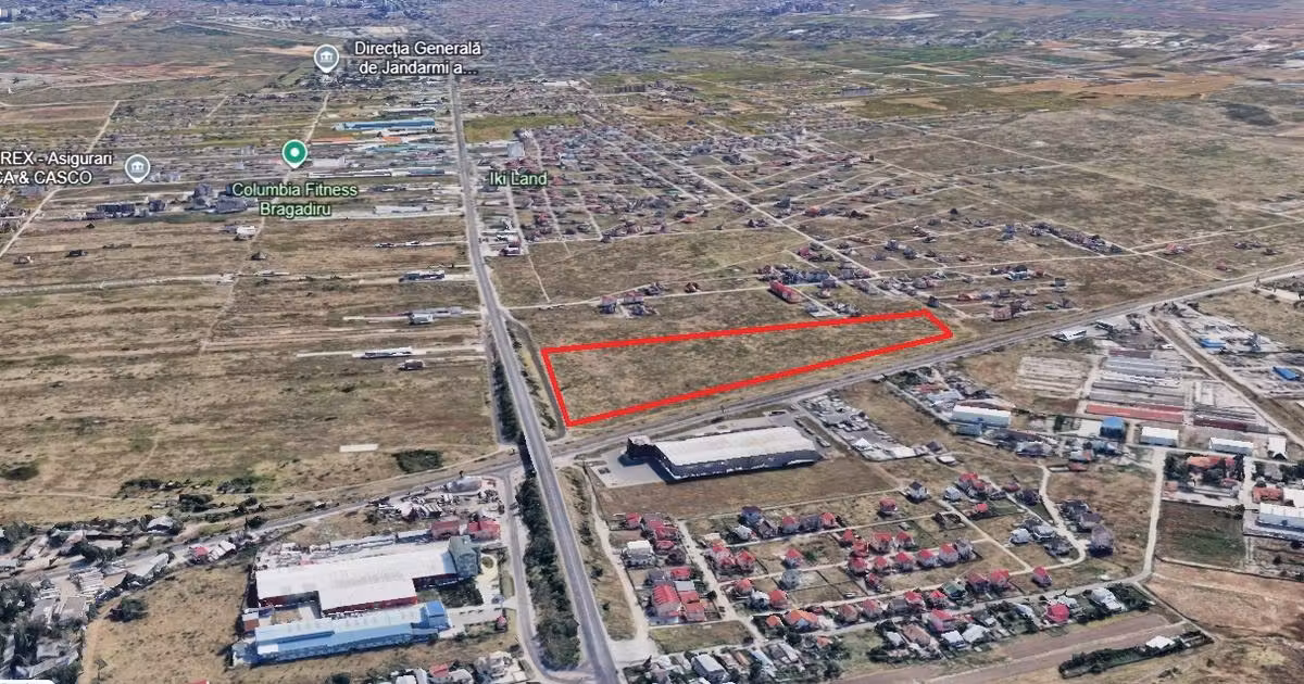 Teren Construcții intravilan de vânzare de 87447 mp, în Bragadiru