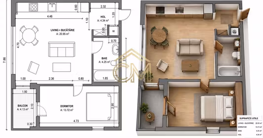 Apartament Turnișor