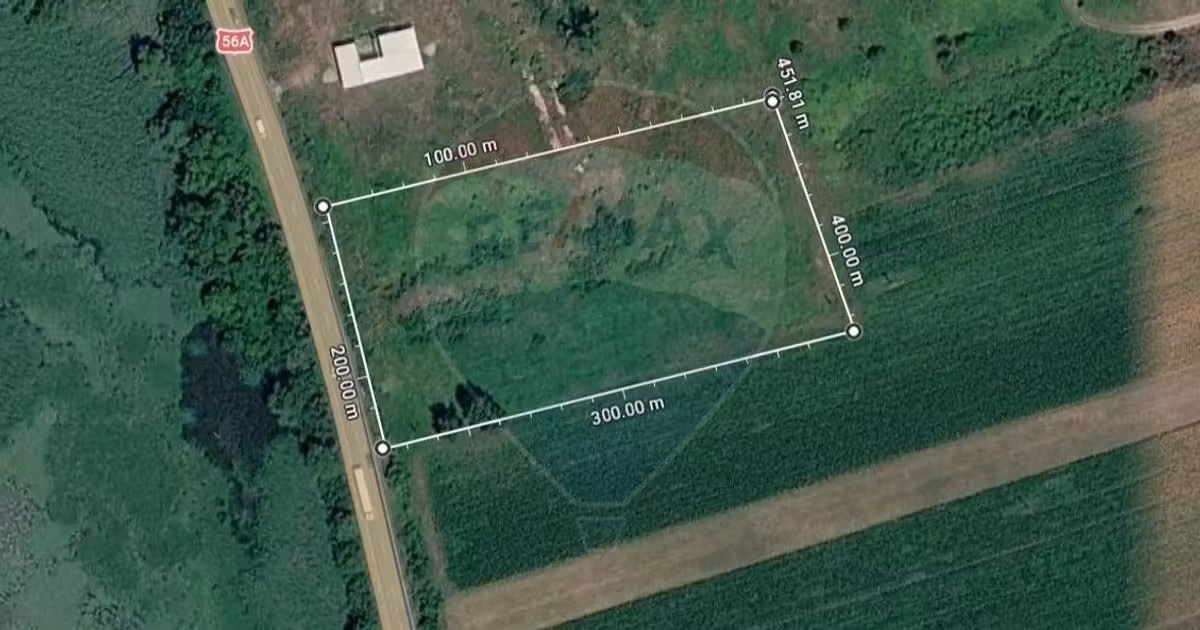 Teren agricol intravilan de vânzare de 11000 mp, în Hinova