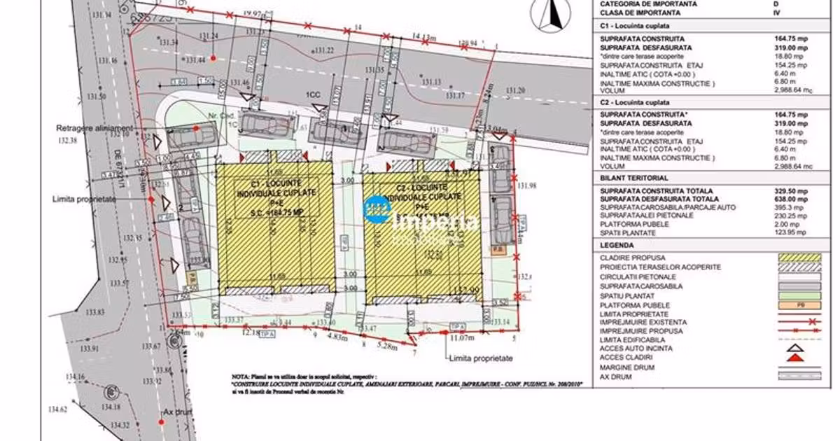 Teren Construcții intravilan de vânzare de 1081 mp, în zona Bucium, Iași