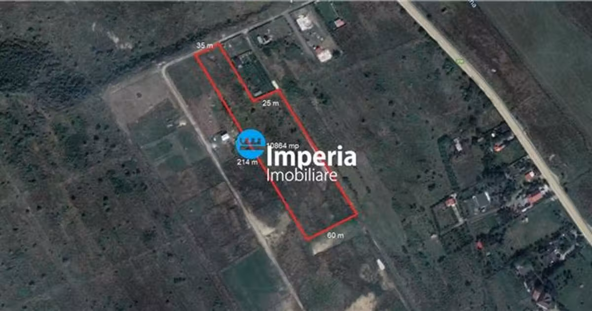Teren Construcții extravilan de vânzare de 10864 mp, în zona Copou, Iași