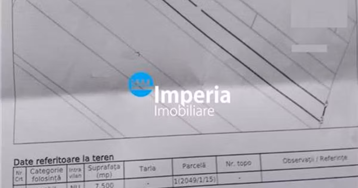 Teren Construcții extravilan de vânzare de 7500 mp, în Miroslava