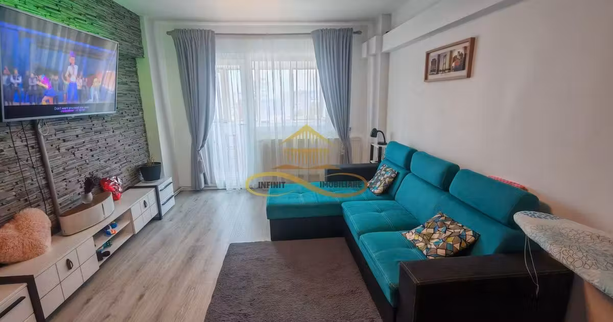 Apartament de vânzare cu 3 camere, mobilat în zona 9 Mai, Bacău