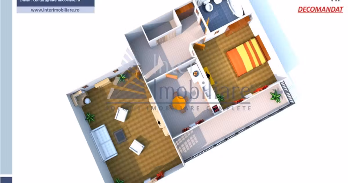 Apartament de vânzare cu 2 camere, mobilat în zona Păcurari, Iași