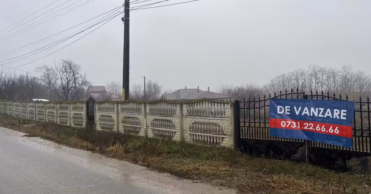 Teren intravilan de vânzare de 3396 mp, în zona Lunca Cetățuii, Iași
