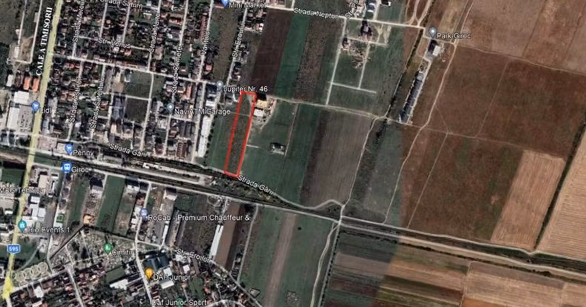Teren Construcții intravilan de vânzare de 12777 mp, în zona Girocului, Timișoara