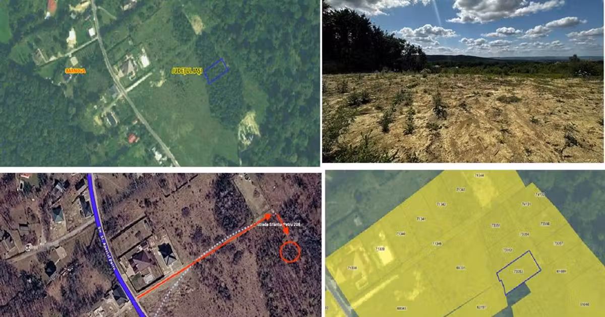 Teren Construcții intravilan de vânzare de 874 mp, în Bârnova